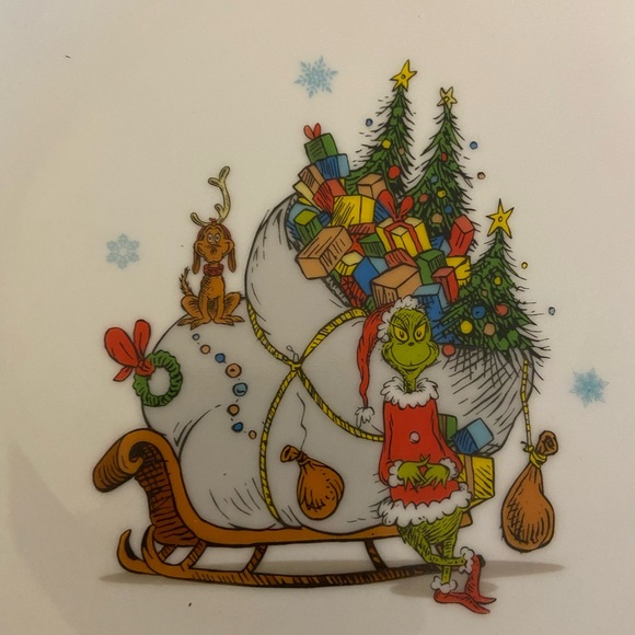 dr seuss Holiday The Grinch Christmas Serving Bowl Poshmark